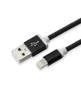 SBOX IPH7-B matkapuhelimen kaapeli musta 1,5 m USB A Lightning