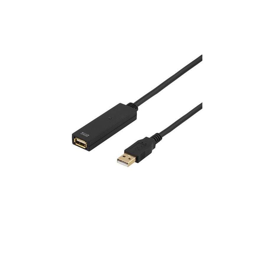 Deltaco USB2-EX7M USB kabelis 7 m