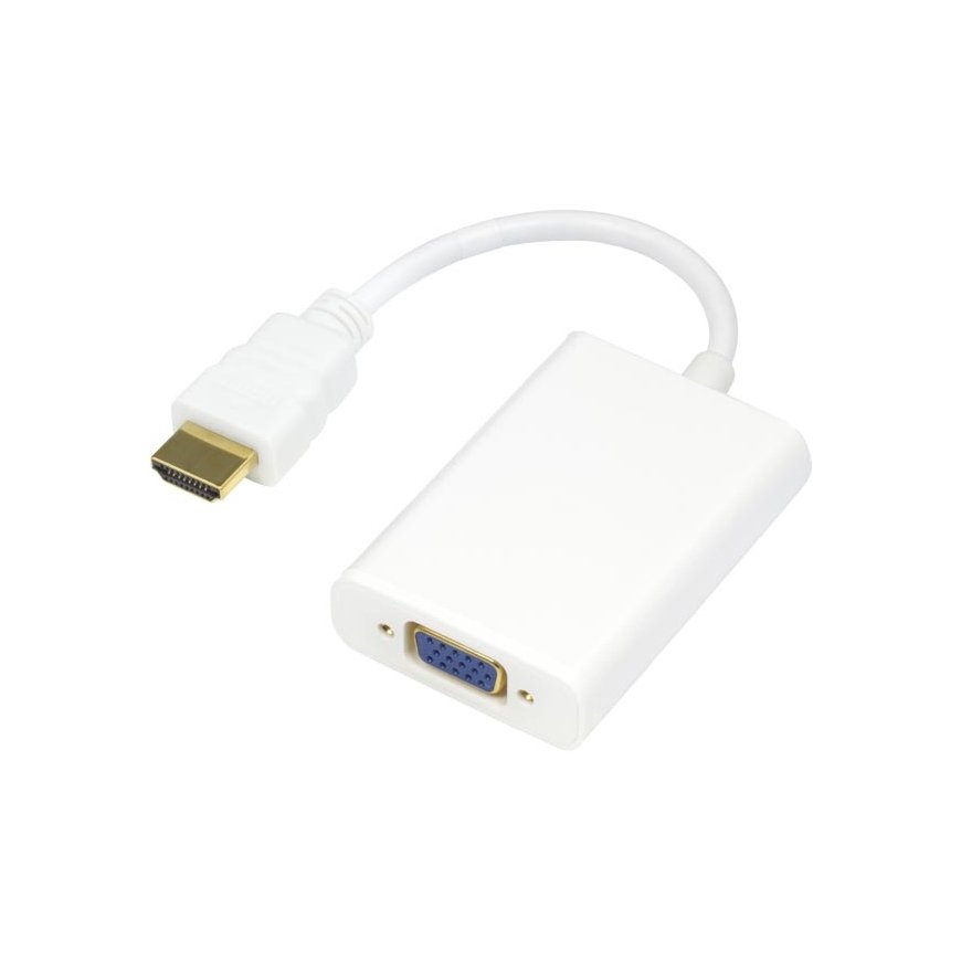 Deltaco HDMI-VGA8 видео кабель адаптер Белый
