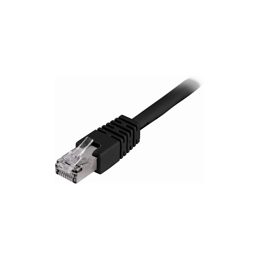 Deltaco STP-615S networking cable Black 15 m Cat6 F/UTP (FTP)