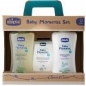 Chicco Baby Moments set bath lotion 200ml + body lotion 200ml + woda toaletowa 100ml Chicco Baby Moments set bath lotion 200ml + body lotion 200ml + woda toaletowa 100ml