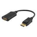 Deltaco DP-HDMI32 videokaapeli-adapteri 0,1 m HDMI-tyyppi A (vakio) USB A-tyyppi Musta Deltaco DP-HDMI32 videokaapeli-adapteri 0,1 m HDMI-tyyppi A (vakio) USB A-tyyppi Musta