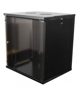 Deltaco 19-5412B rack cabinet 12U Freestanding rack Black