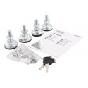 Deltaco 19-5412B телекоммуникационная стойка 12U Отдельностоящая стойка Черный