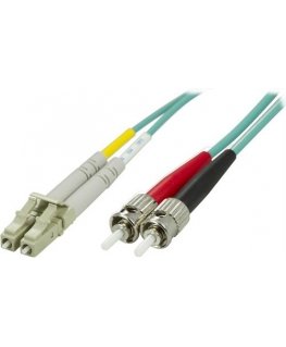 Deltaco Fibre Optic Cables InfiniBand/fibre optic cable 5 m 2x LC 2x ST Rohekassinine värv