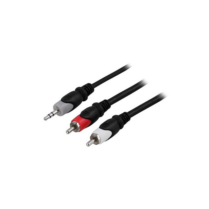 Deltaco MM-144 audio kabelis 15 m