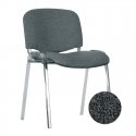 Visitor chair NOWY STYL, chrome, C - 38, gray color. Visitor chair NOWY STYL, chrome, C - 38, gray color.