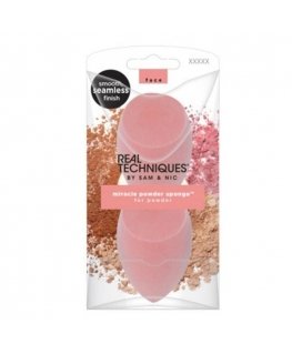 Real Techniques Miracle Powder Sponge Set 2 Pieces