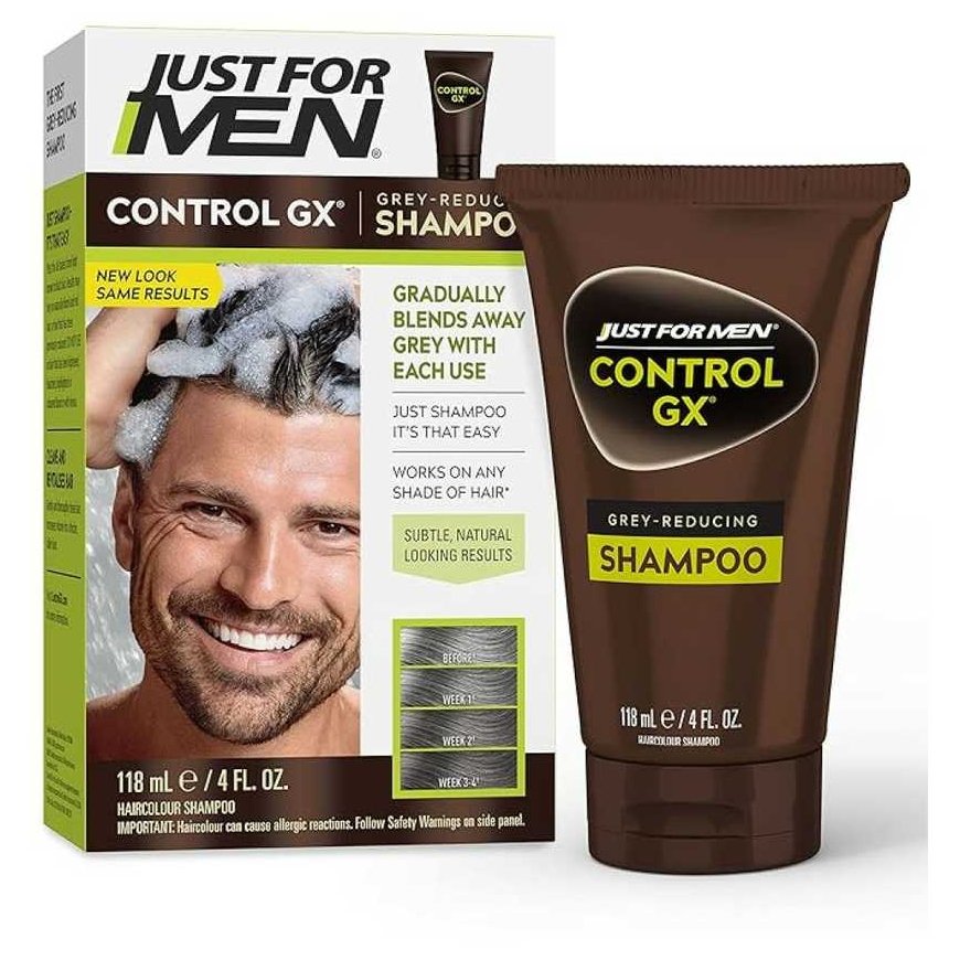 "Just For Men Control Gx" gray hair reducing shampoo 118ml – 3