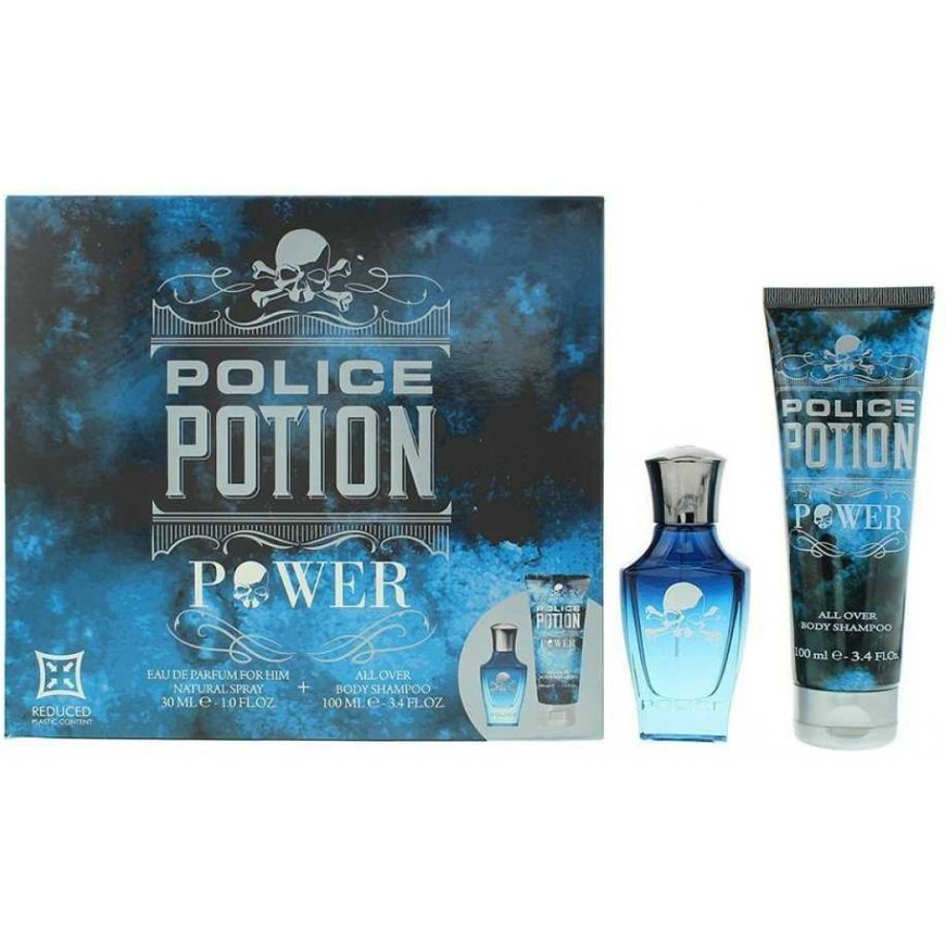 Police Potion Power rinkinys vyrams (EDP, 30 ml + dušo želė, 100 ml) – 2