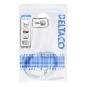 Deltaco USBC-1407 USB kabelis 1 m USB 3.2 Gen 2 (3.1 Gen 2) Balts Deltaco USBC-1407 USB kabelis 1 m USB 3.2 Gen 2 (3.1 Gen 2) Balts