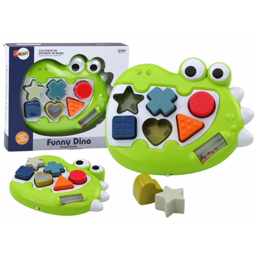 Lean Sensory Dinosaur Sorter Playing Melodies Puzzle For The Youngest