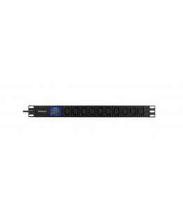 Deltaco GT-8642 power extension 2 m 10 AC outlet(s) Indoor Black