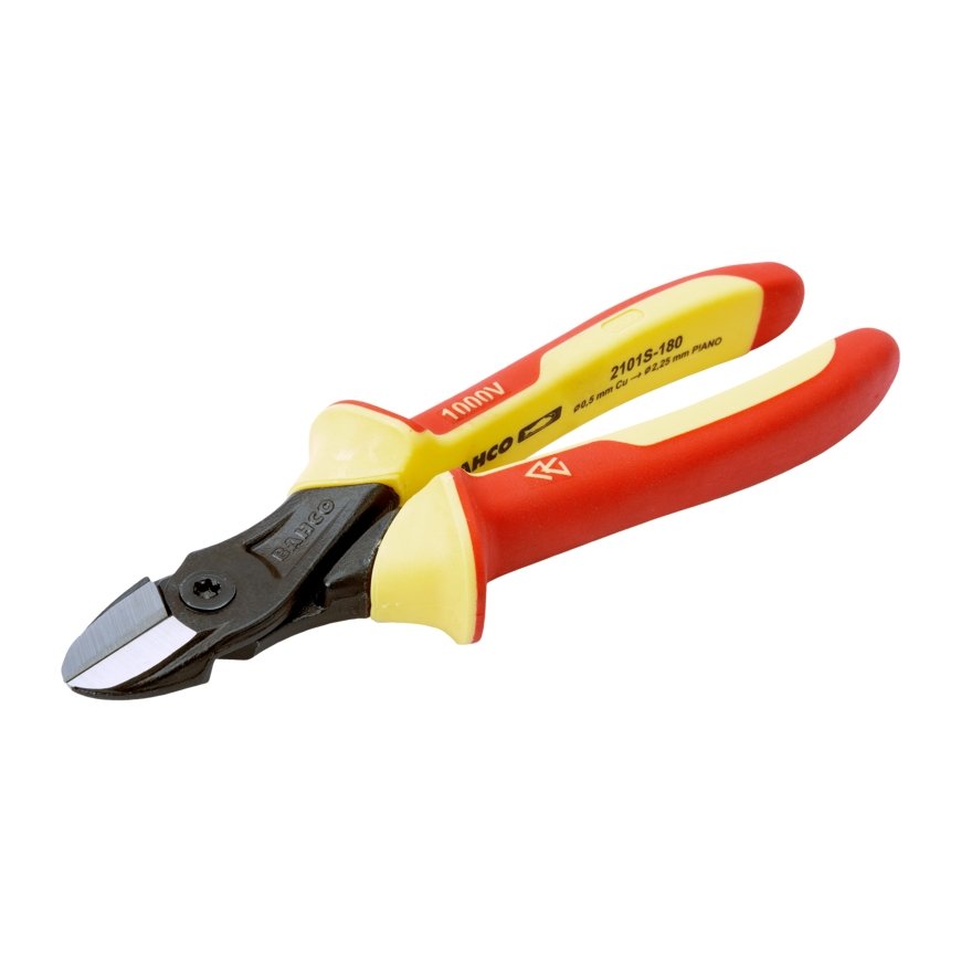 Bahco Side cutting pliers, insulated handles – 2