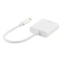 Deltaco USBC-HDMI7 USB grafiskais adapteris Balts