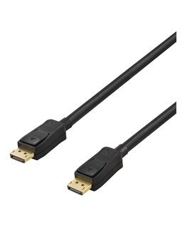 Deltaco DP-4200 DisplayPort-kaapeli 20 m Musta