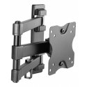 Deltaco ARM-1204 monitora stiprinājums un statīvs 68,6 cm (27") Melns Siena