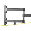 Deltaco ARM-1204 monitorin kiinnike ja jalusta 68,6 cm (27") Musta Seinä