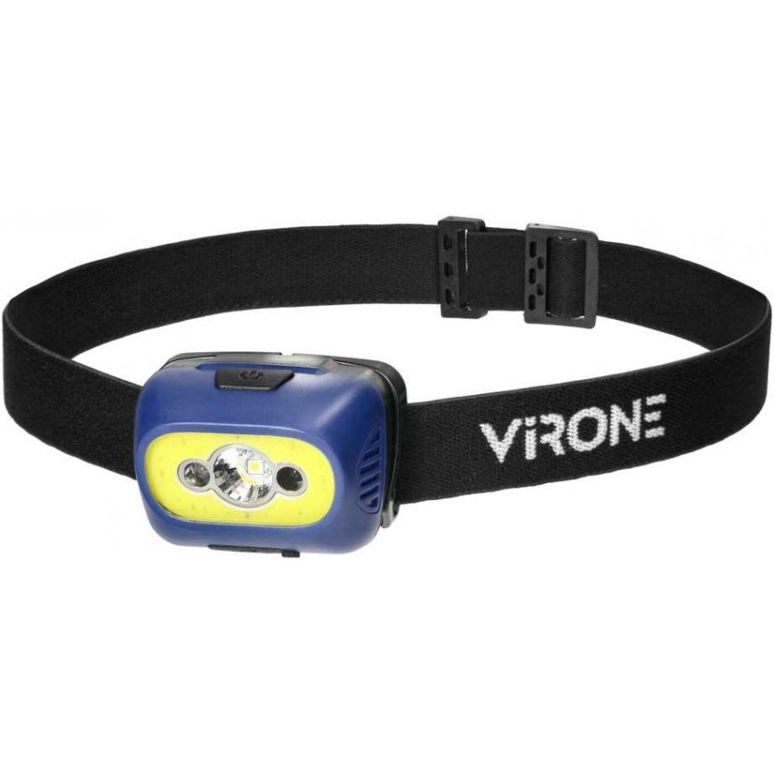 Orno COB LED headlamp with motion sensor, rechargeable, blue – 2