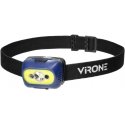 Orno COB LED priekinis žibintas su judesio jutikliu, įkraunamas, mėlynas Orno COB LED priekinis žibintas su judesio jutikliu, įkraunamas, mėlynas