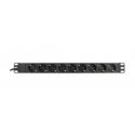 Deltaco GT-8634 power extension 3 m 9 AC outlet(s) Indoor Black Deltaco GT-8634 power extension 3 m 9 AC outlet(s) Indoor Black