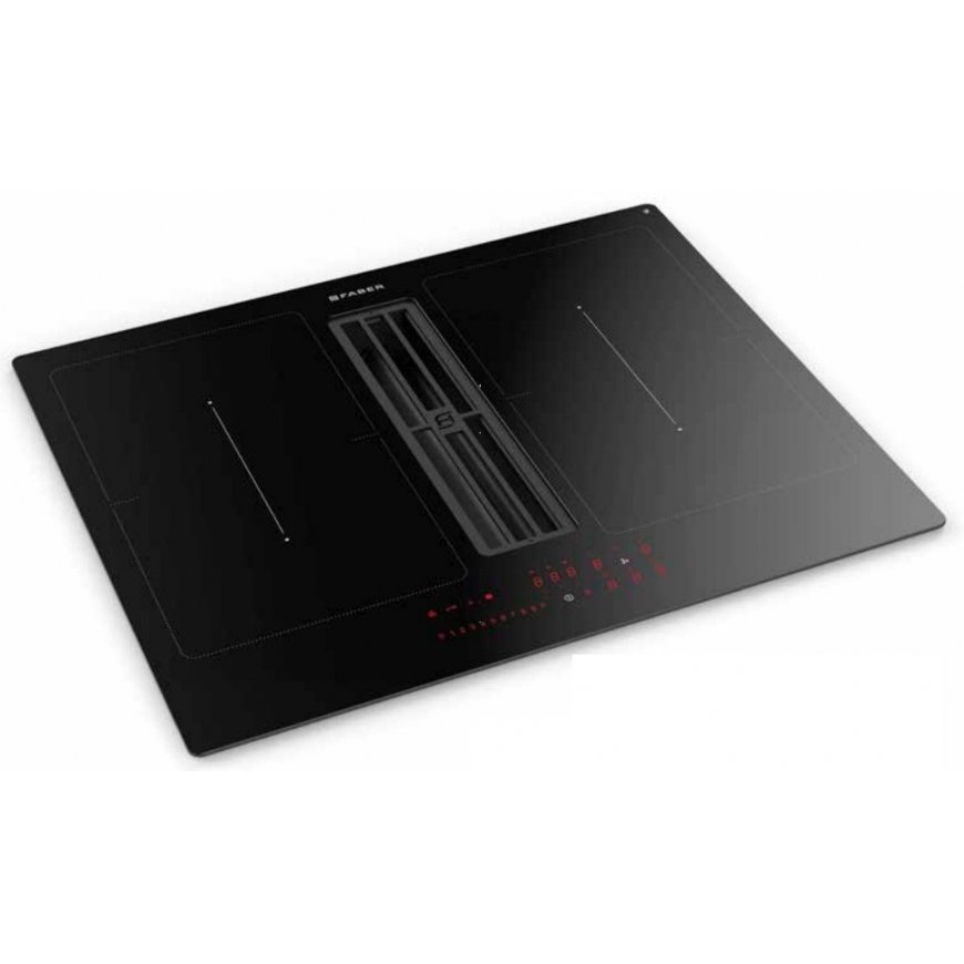 FABER S.p.A. Galileo Smart BK A600 Juoda Įmontuoti 60 cm Indukcinė viryklė, padalyta į sritis 4 zone