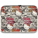 Dėklas Hello Kitty Sleeve HKCSZPDGPTE 14" smėlio spalva/beige Zip PU Tags Graffiti Dėklas Hello Kitty Sleeve HKCSZPDGPTE 14" smėlio spalva/beige Zip PU Tags Graffiti