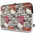 Dėklas Hello Kitty Sleeve HKCSZPDGPTE 14" smėlio spalva/beige Zip PU Tags Graffiti Dėklas Hello Kitty Sleeve HKCSZPDGPTE 14" smėlio spalva/beige Zip PU Tags Graffiti