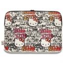 Case Hello Kitty Sleeve HKCSZPDGPTE 14" beige/beige Zip PU Tags Graffiti Case Hello Kitty Sleeve HKCSZPDGPTE 14" beige/beige Zip PU Tags Graffiti