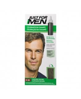 "Just For men" dark brown coloring shampoo
