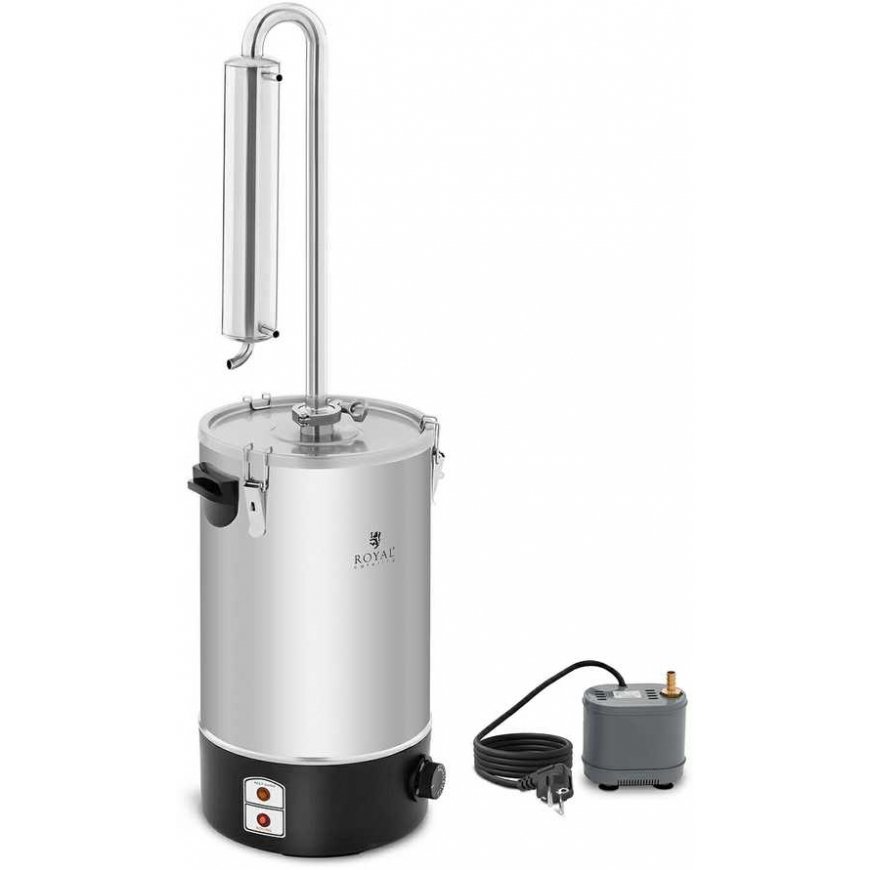 Royal Catering Distiller purifies water for the production of essential oils, made of stainless steel, 20 liters – 2