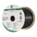Deltaco TP-49B võrgukaabel Must 100 m Cat6a U/FTP (STP)