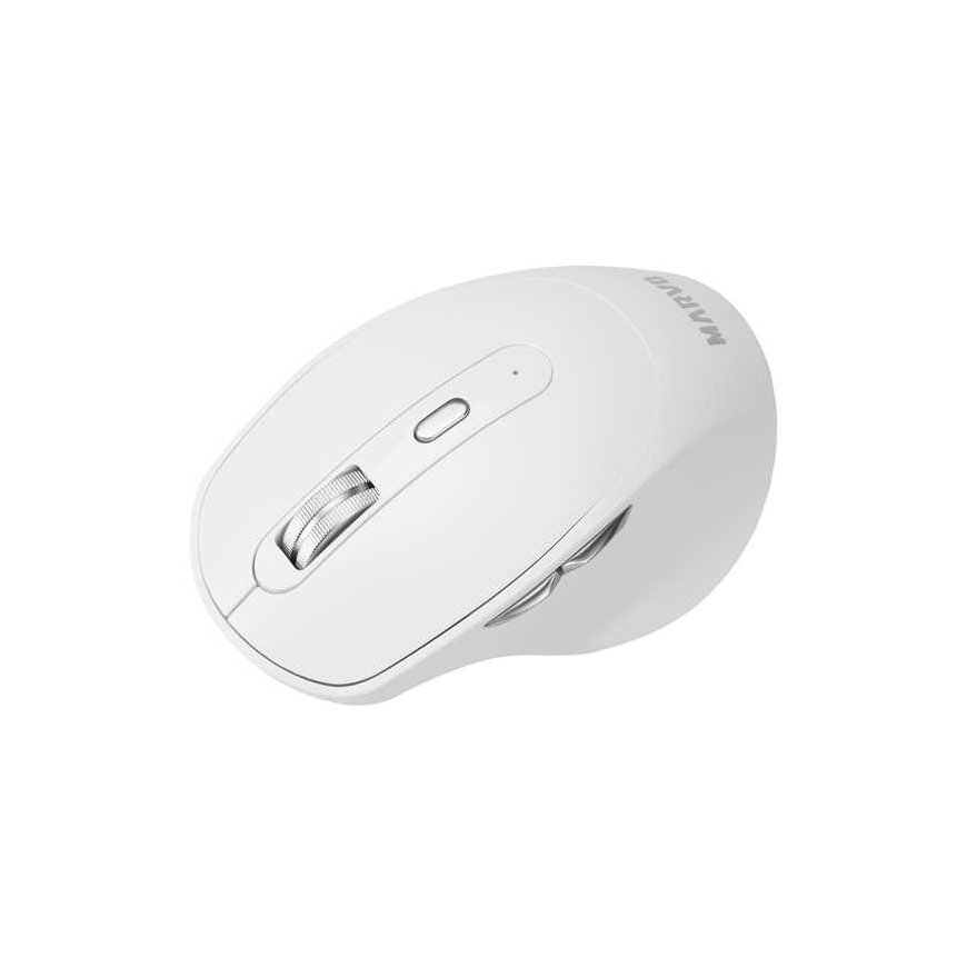 Mouse Marvo Mouse WM106W WH, 1600DPI, Bluetooth a 2.4GHz, optical, 6kl., wireless, white, built-in battery, biurowa, cicha, DUA – 2