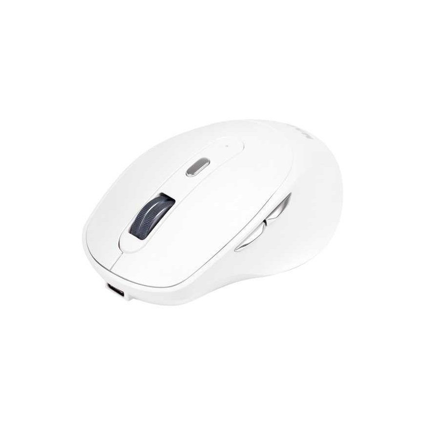 Pelė Marvo Pelė WM106W WH, 1600DPI, Bluetooth a 2,4GHz, optinė, 6kl., belaidė, balta, įmontuotas akumulator, biurowa, cicha, DUA – 3