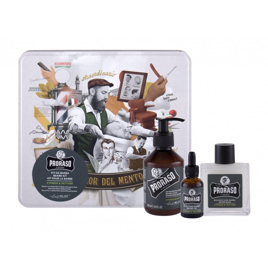 Proraso Cypress & Vetyver Vintage Beard Care Kit Vintage beard care kit, 1pc. – 2