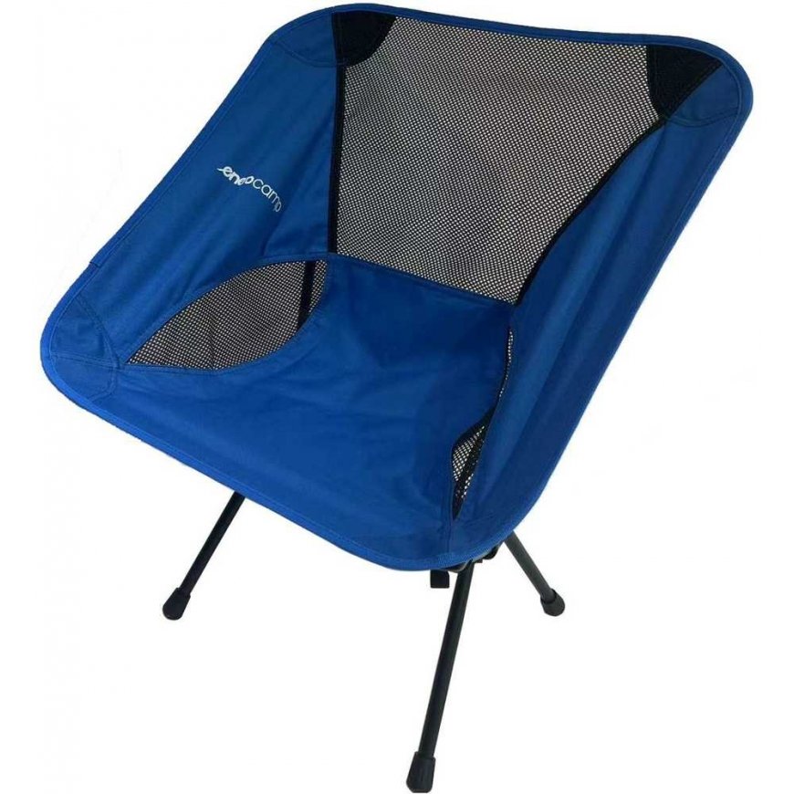 Enero Camp FOTEL TURYSTYCZNO PLAŻOWY 58x52x64CM BLUE