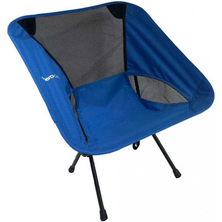 Enero Camp FOTEL TURYSTYCZNO PLAŻOWY 58x52x64CM MĖLYNA – 2