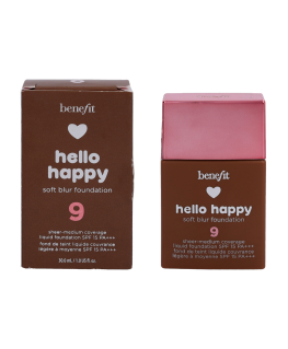 Benefit Benefit, Hello Happy Soft Blur, matte finish, liquid foundation, 09, deep neutral, SPF 15, 30 ml for women