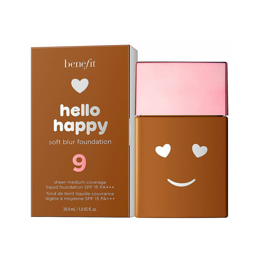 Benefit Benefit, Hello Happy Soft Blur, matte finish, liquid foundation, 09, deep neutral, SPF 15, 30 ml for women – 2