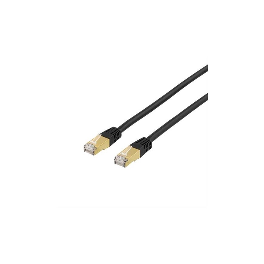 Deltaco STP-75S tīkla kabelis Melns 5 m Cat7 S/FTP (S-STP)