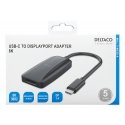 Deltaco USBC-DP8K видео кабель адаптер 1,8 m DisplayPort Черный Deltaco USBC-DP8K видео кабель адаптер 1,8 m DisplayPort Черный