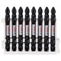 Impact driver set Bosch 2608522337 PH2 65 mm 8 pcs. Impact driver set Bosch 2608522337 PH2 65 mm 8 pcs.