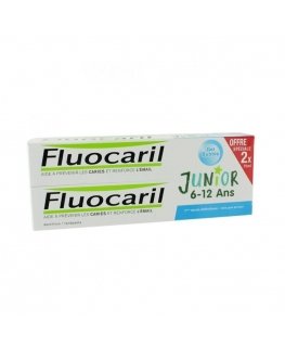Fluocaril® Junior 6-12 Years Pack Bubble Flavor Toothpaste 2x 75ml
