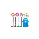 Kid's golf set + accessory rack on wheels Woopie Kid's golf set + accessory rack on wheels Woopie