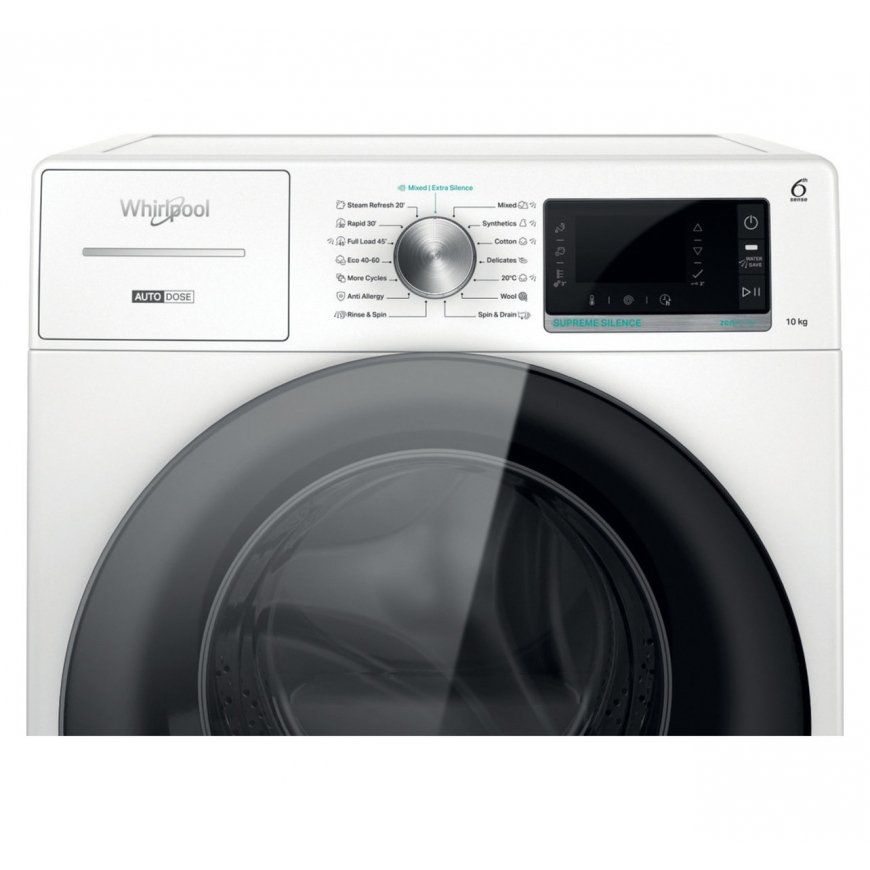 Whirlpool W8 W046WB EE veļasmašīna Ielādēšana no priekšas 10 kg 1400 RPM Balts – 5
