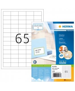 HERMA 4270 tulostintarra Valkoinen Itse kiinnittyvä tulostintarra