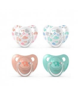 Suavinex Silicone Soother Anatomical 6-18M 2v