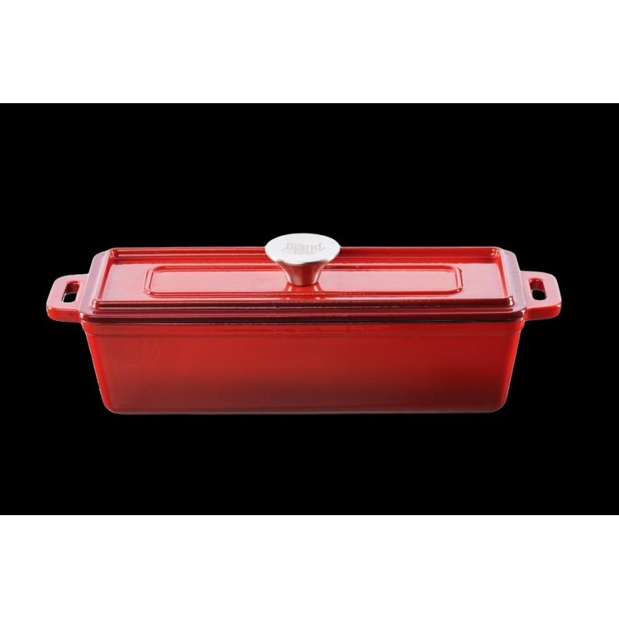 Grand Feu baking dish with lid, red – 2