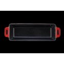 Grand Feu baking dish with lid, red