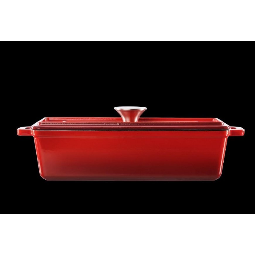Grand Feu baking dish with lid, red – 5